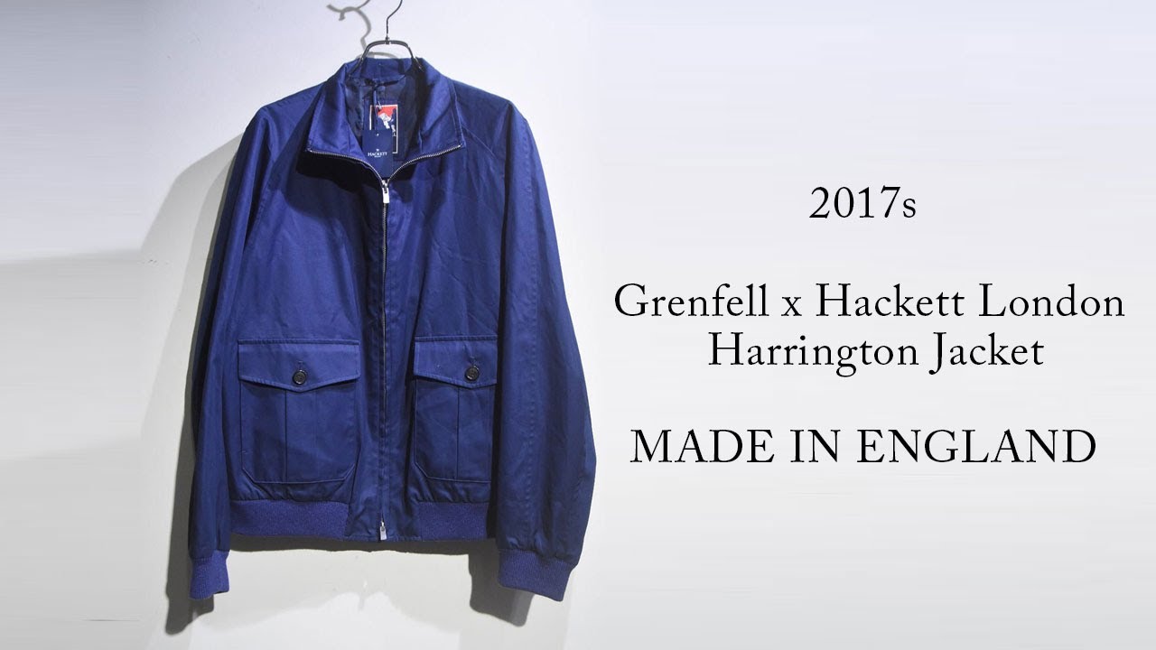 グレンフェル x ハケットロンドン ハリントンジャケット 2017s Grenfell x Hackett London Harrington Jacket Made in UK 千葉 温故知新