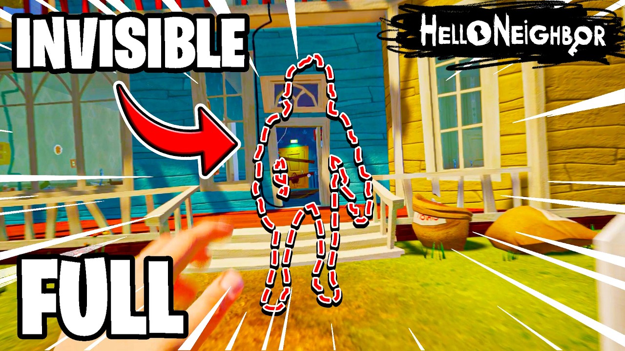 INVISIBLE NEIGHBOR CHALLENGE in Hello Neighbor! (Full Game)