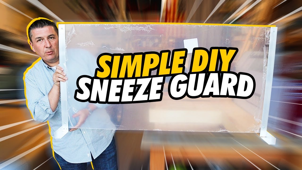 Simple DIY Sneeze Guard