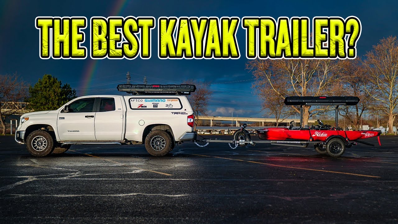 The Most FUNCTIONAL Kayak Trailer EVER! Snake River Lockers 
