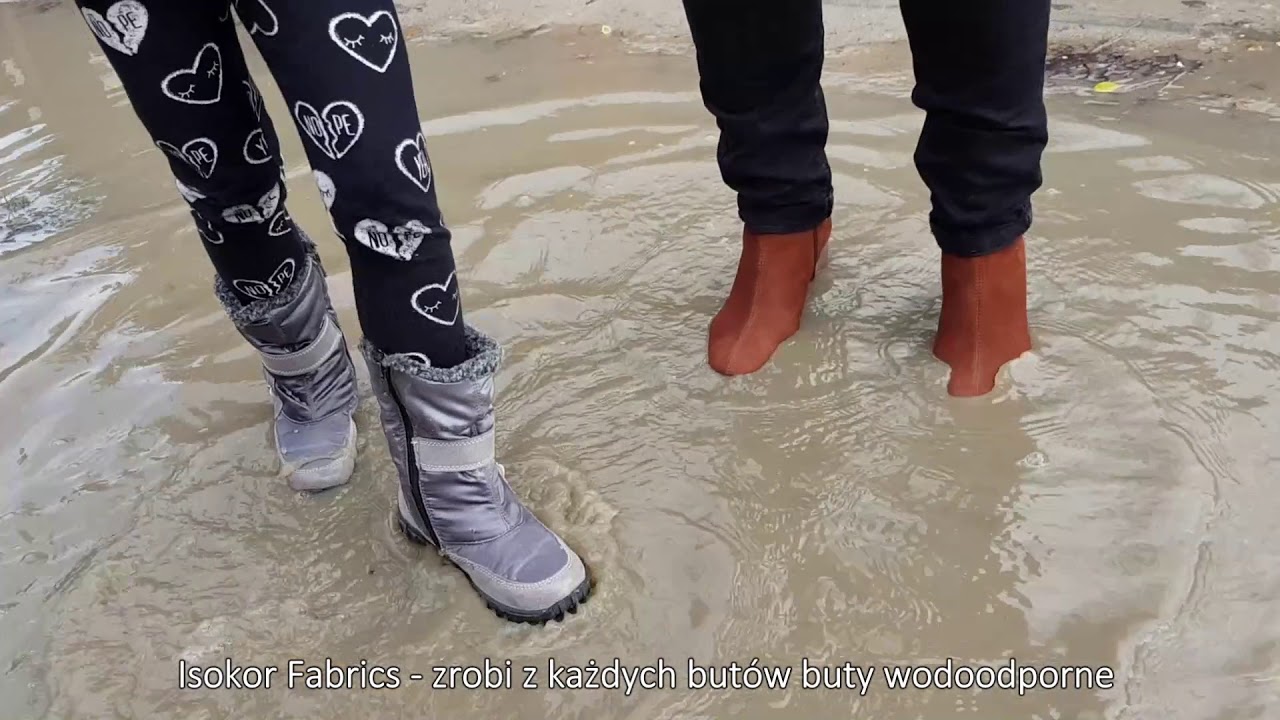 Z każdych but&oacute;w zrobimy buty wodoodporne :) - ISOKOR FABRICS (skuteczny nano impregnat do but&oacute;w)