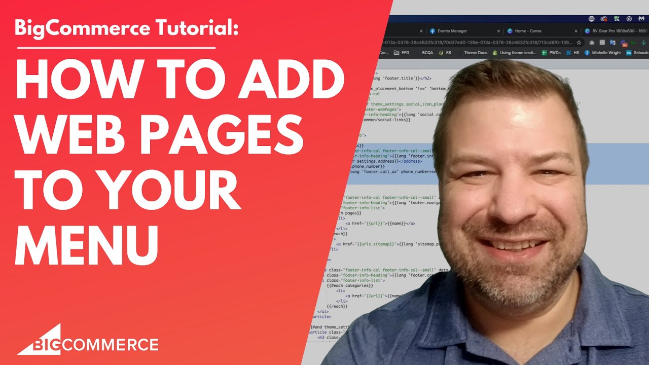 How to Add Webpages to Your Menu on BigCommerce