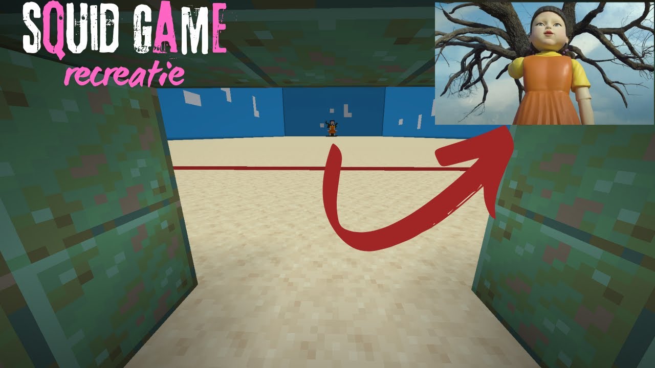 Rood Licht Groen Licht Bouwen IN MINECRAFT! Squid Game Remake #1