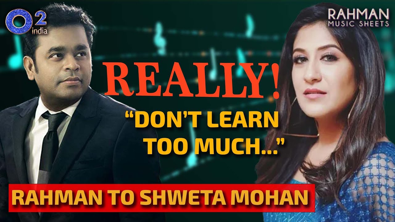 Shweta Mohan - Is she the Luckiest Singer? | AR Rahman, Ilaiyaraaja, Lata | Rahman Music Sheets