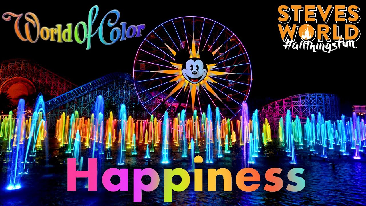 World Of Color - Happiness In California Adventure At Disneyland Resort