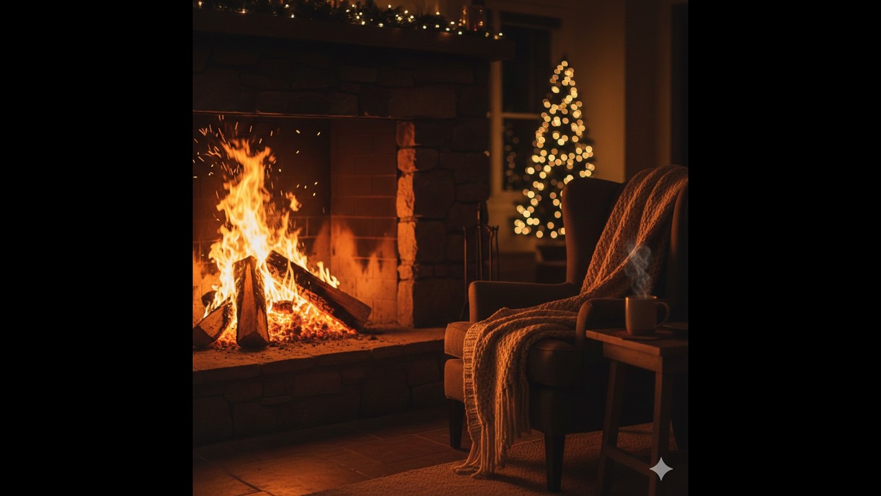 🔥 Cozy Fireplace Sounds for Deep Sleep 🌙 Crackling Log Fire 🔥 Real Crackling Fire Sounds |