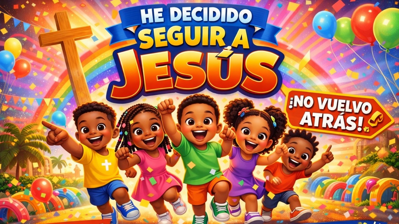 He Decidido Seguir a Jesús 🙌 | Canción Cristiana Infantil Afrobeats | ¡No Vuelvo Atrás!