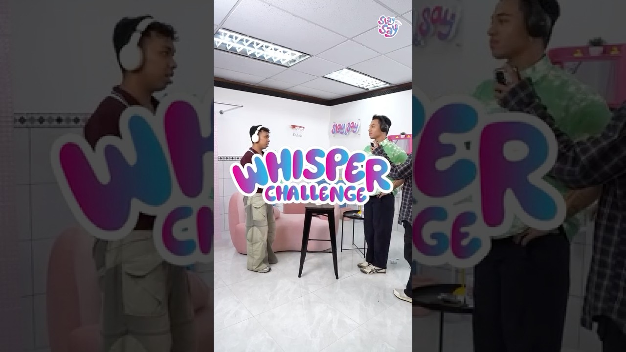 Wahhh chemistry Ehan & Emil masih kurang kuatt nih🤣 #slayandsay #ehan #emilmario #whisperchallenge