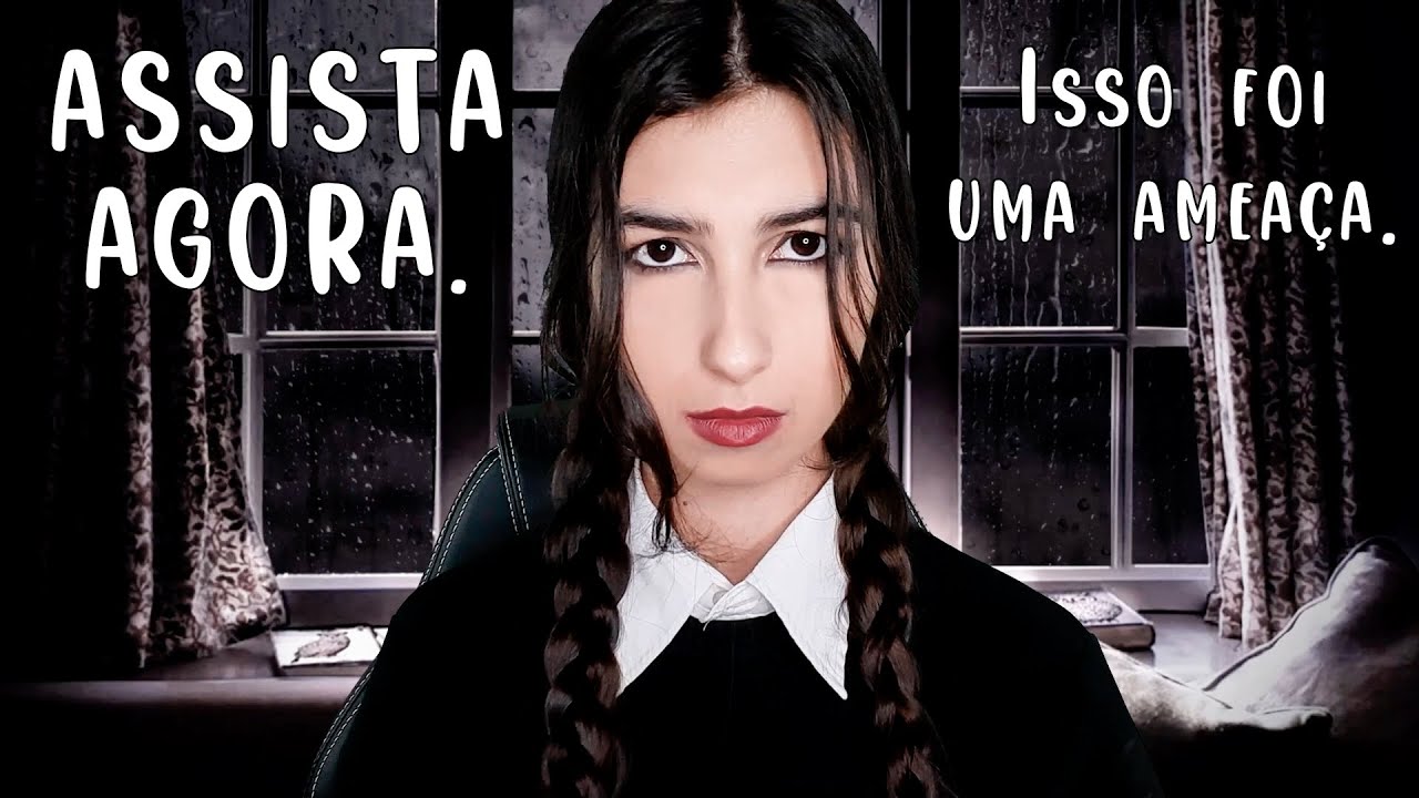 ASMR Wandinha Addams TE OBRIGA a dormir | Roleplay Wednesday