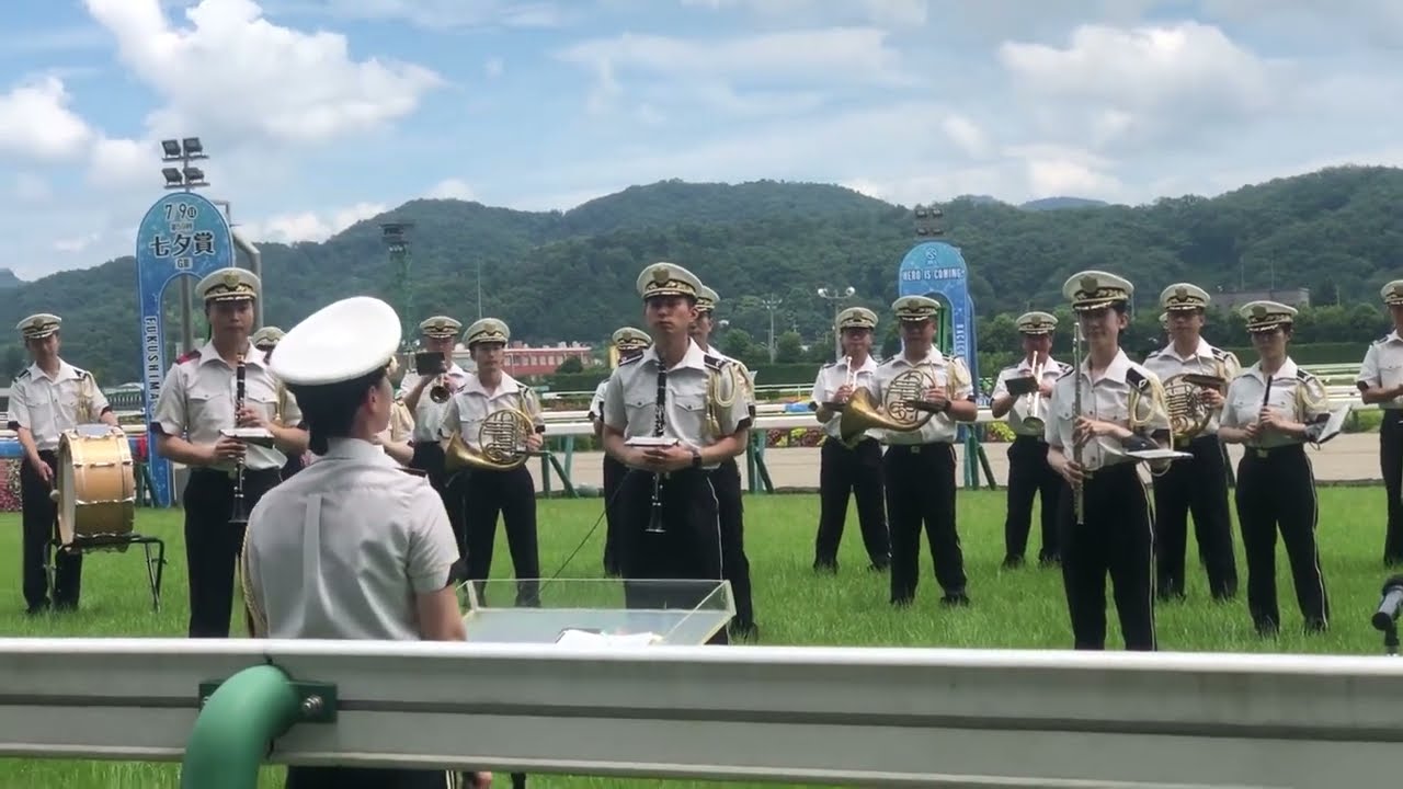 [Uma Musume] Umapyoi Densetsu performed by JGSDF Tōhoku Band at Tanabata Shō