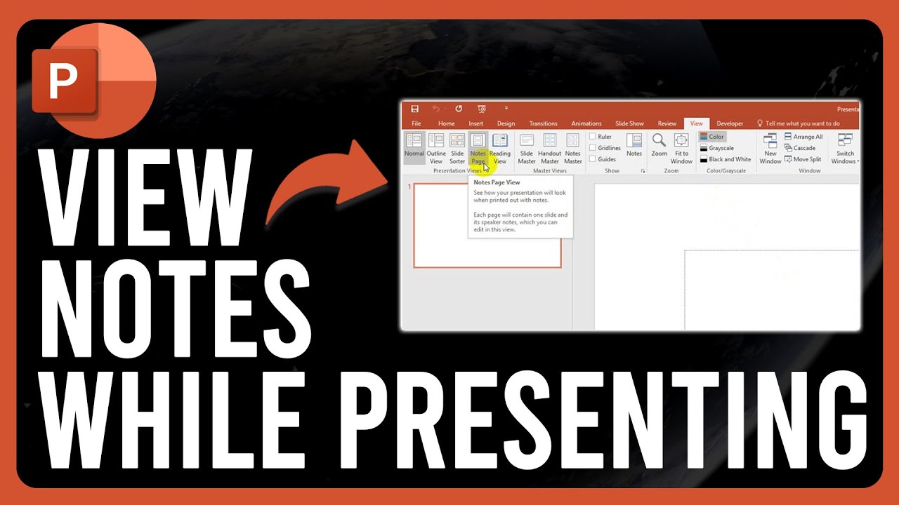 How to View Notes in PowerPoint While Presenting (See Notes in PowerPoint with Presenter View)