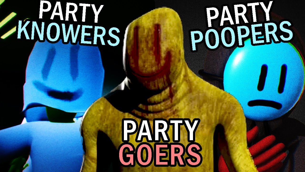 Backrooms Nivel Fun y las 4 Fun Wars Explicadas - Partygoers, Partypoppers, Partyknowers | HFLain