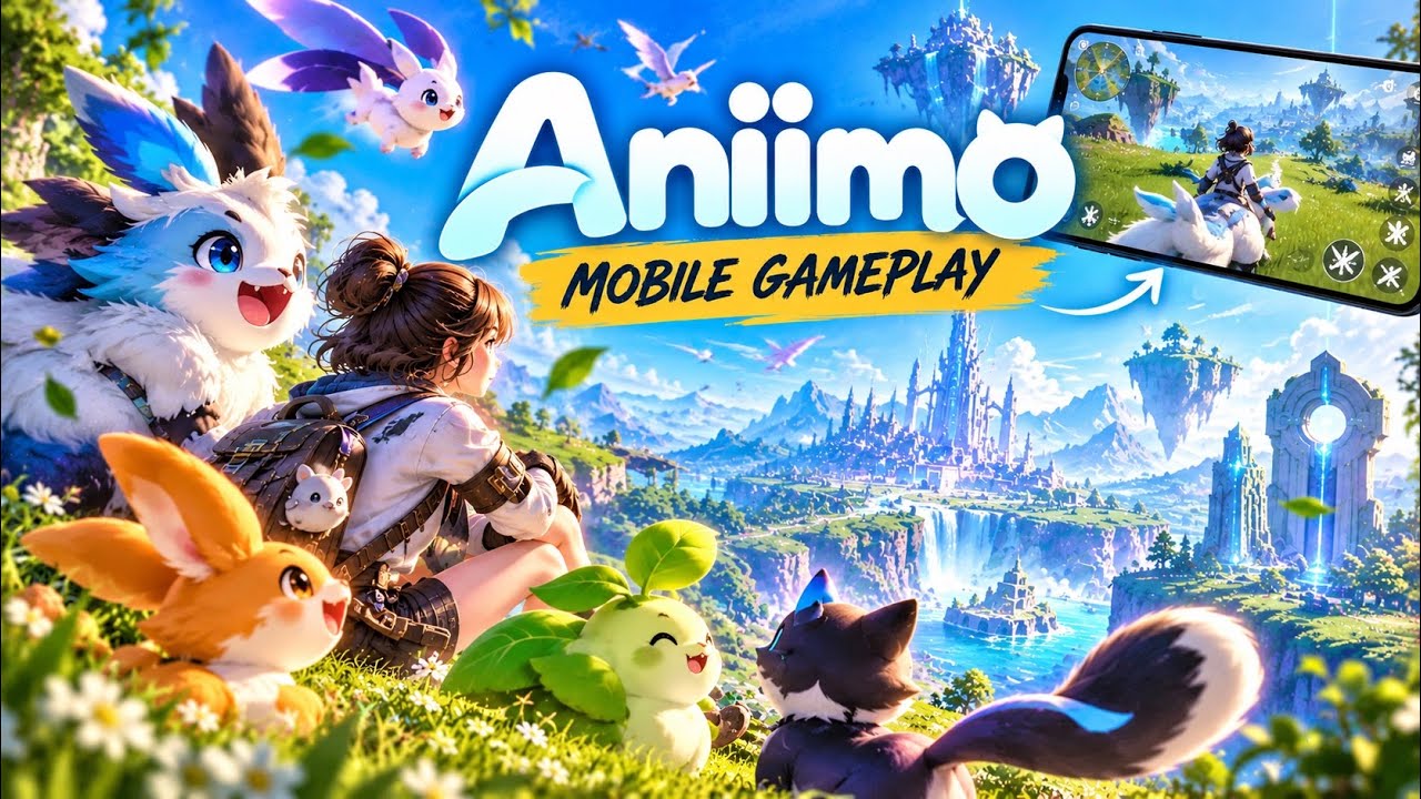 Aniimo Mobile Gameplay | Beautiful Open World Adventure! 🌎✨