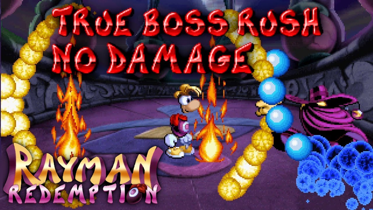 True Boss Rush - No Power-ups/No Damage - Rayman Redemption