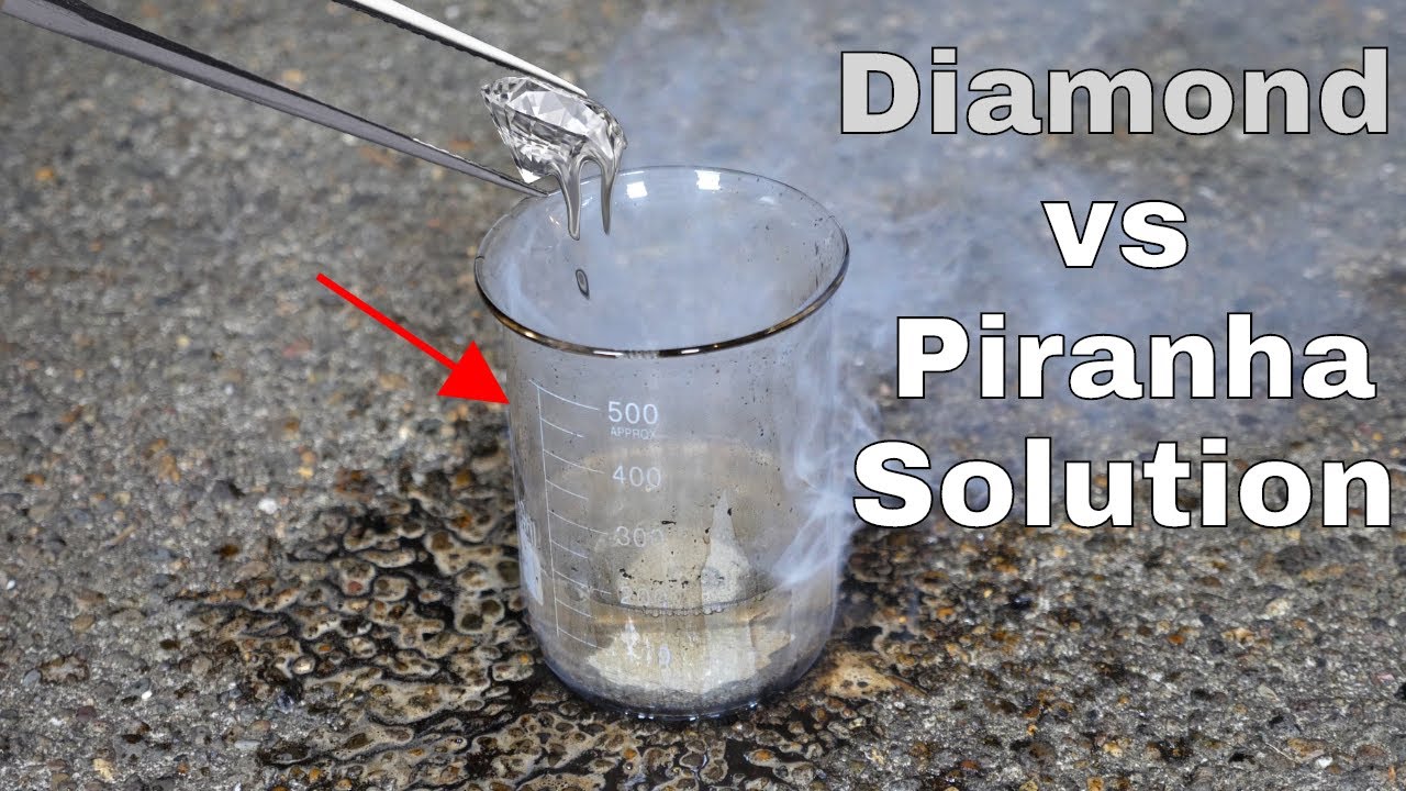 Dissolving a Diamond in Piranha Solution—It Eats Everything!