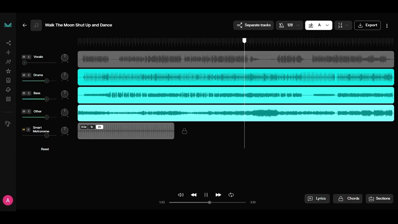 (Backing Tracks for Vocal) Walk The Moon | Shut Up and Dance
