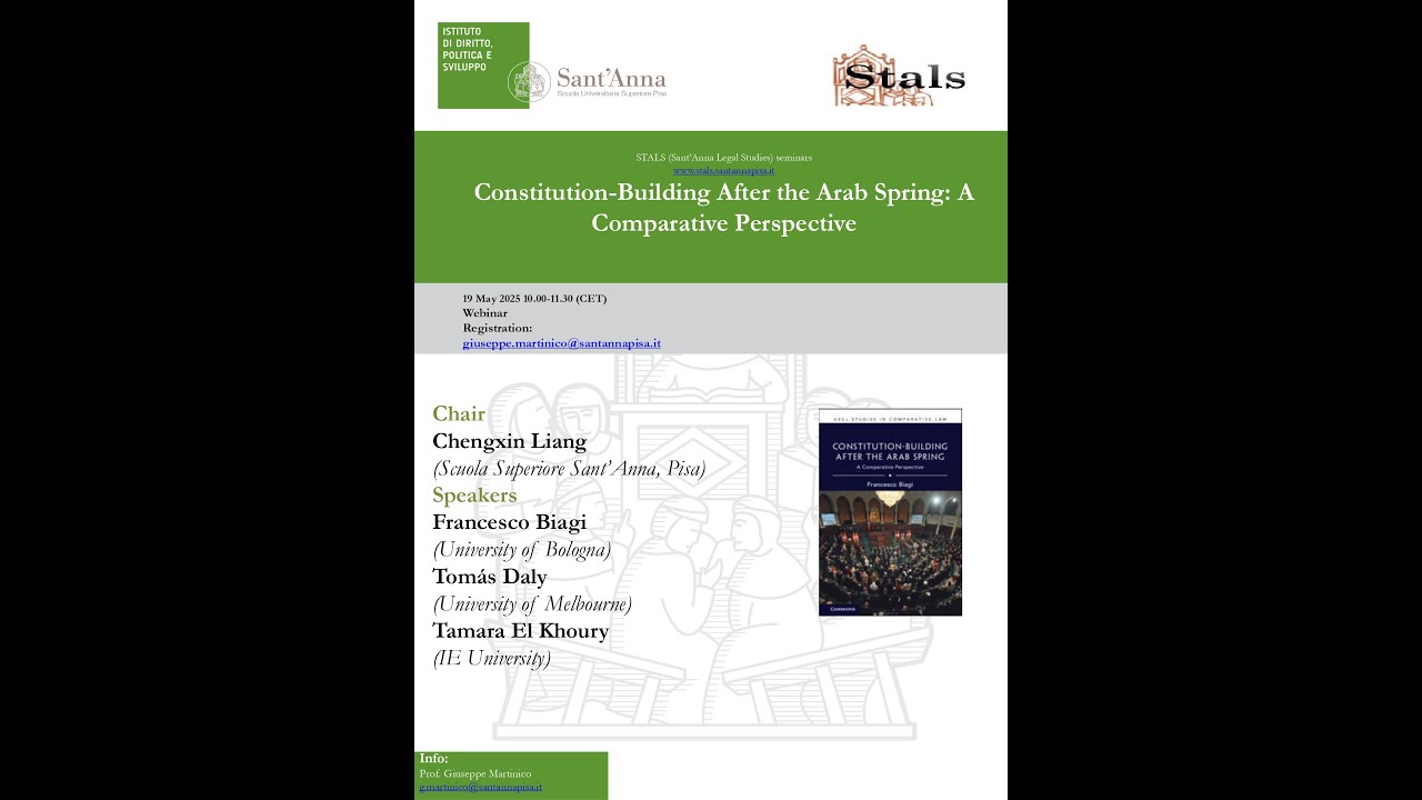 Constitution Building After the Arab Spring A Comparative Perspective