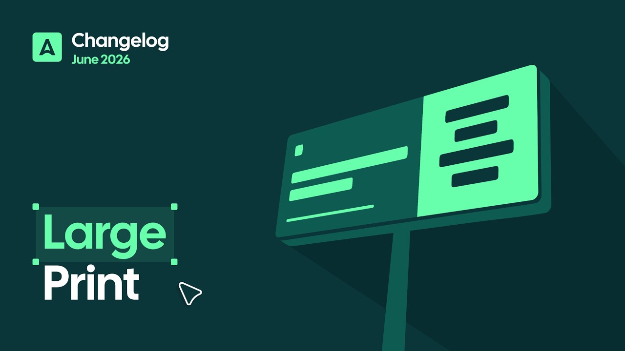 Июньское обновление Abyssale: широкоформатная печать + новый SDK для разработчиков