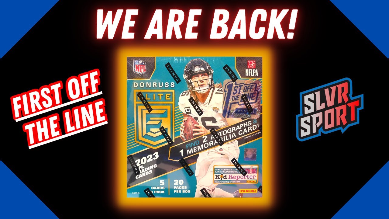 2023 Donruss Elite Football (FOTL) Hobby Box. BLACK GOLD QB AUTO