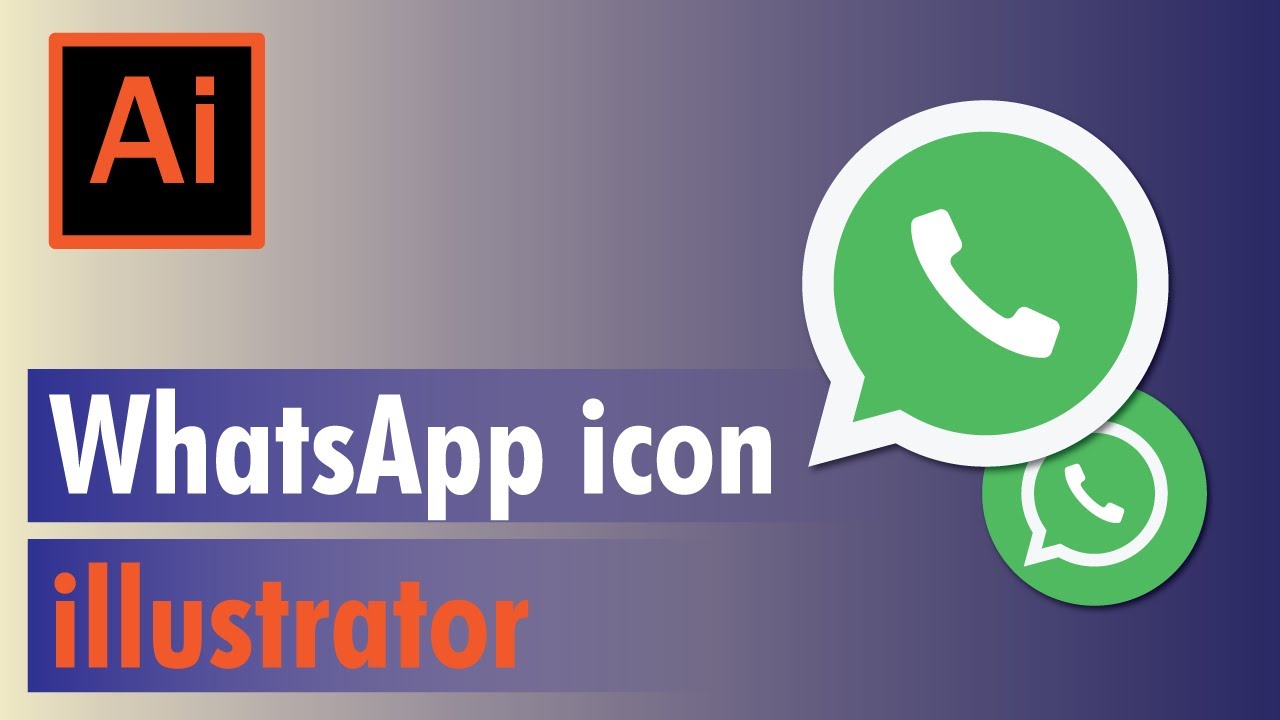 WhatsApp icon | illustrator