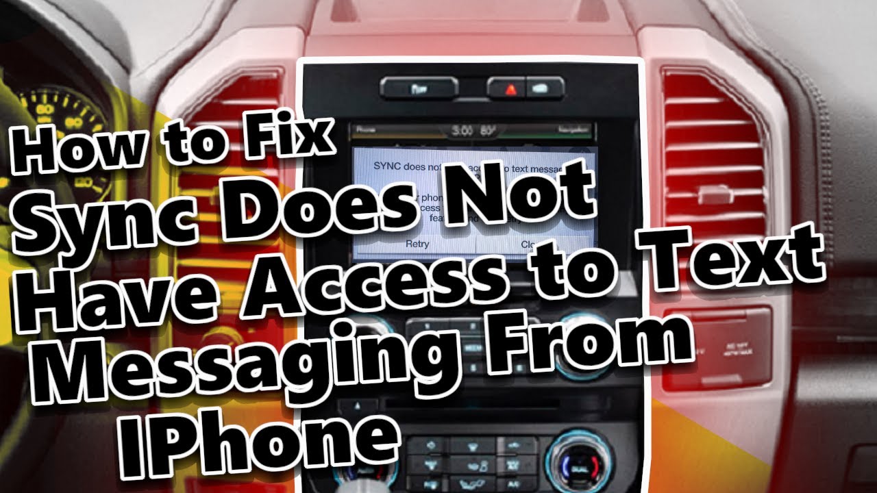 How to Fix Sync Does Not Have Access to Text Messaging from IPhone Message