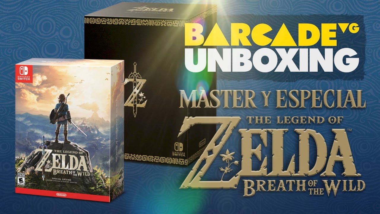 UNBOXING Master y Edición especial The Legend of Zelda: Breath of the Wild