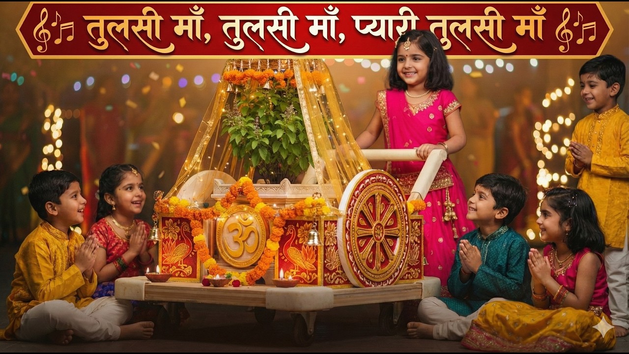 Tulsi Pujan Utsav Song 🌿 | Tulsi Maa Joyful Bhajan