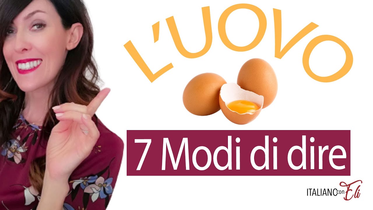 Italian idioms with food (EGGS) - Espressioni idiomatiche italiane con il cibo (le UOVA) 🐣
