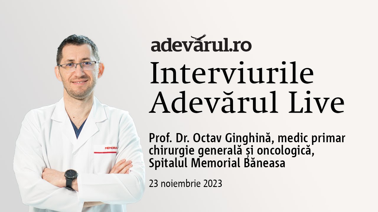 Cancerul pancreatic-puțini factori de risc, nivel letal mare, cu Prof. dr. Octav Ginghină