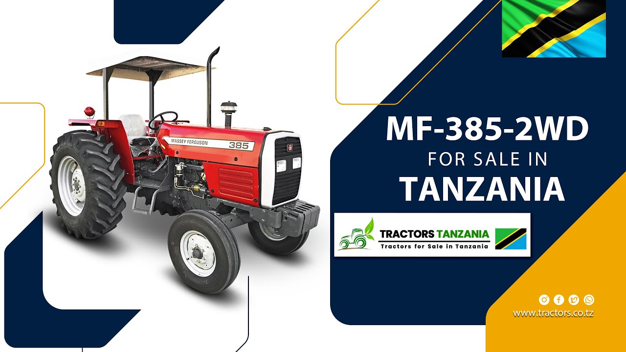 Massey Ferguson MF-385 2WD 85hp Tractors for Sale in Tanzania