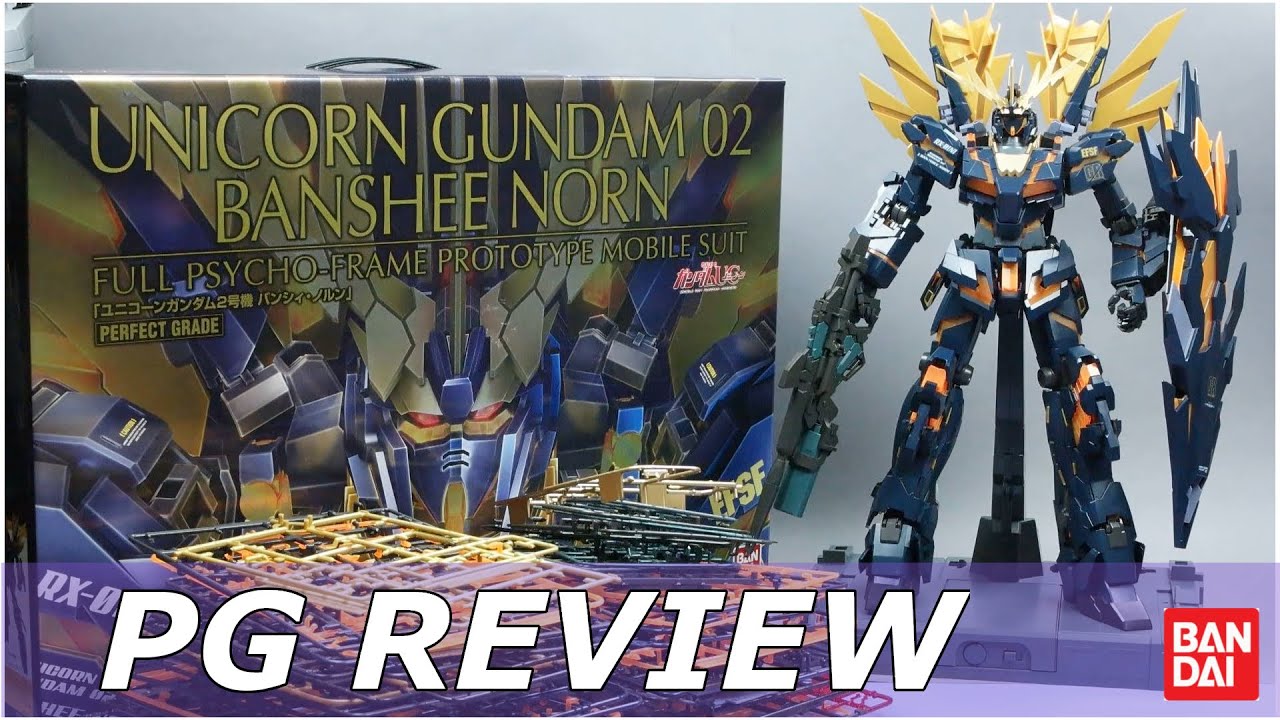 PG 1/60 Unicorn Gundam 02 Banshee Norn Review