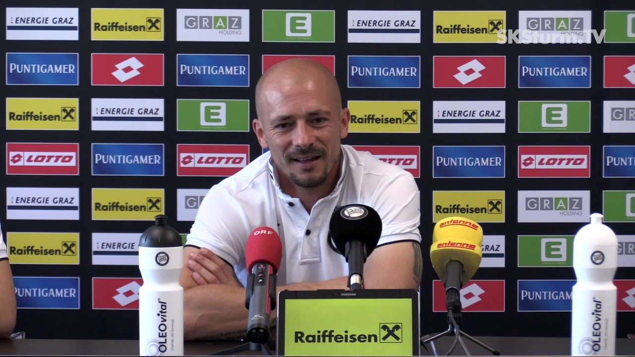 Pressekonferenz vor Cashpoint SCR Altach (Bundesliga 2019/20, 6. Runde)