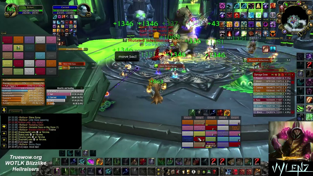 Icecrown Citadel 25 Heroic (Full Raid) | Restoration Druid (WOTLK) | 1st August 2021.