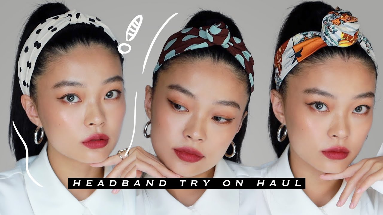 &ldquo;换头式&rdquo;颜值升级！超全「发带」教程｜选款系法分享｜headband try on haul