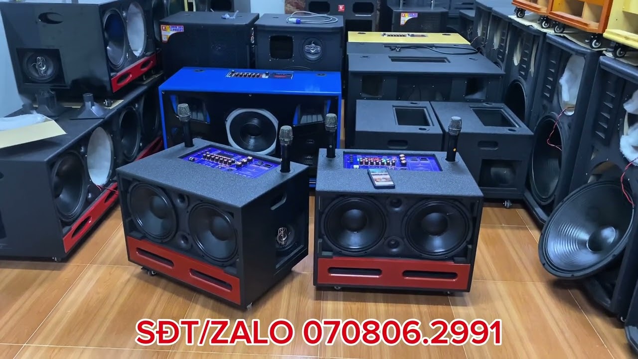 Loa kéo 25 đôi coil 75/190, 2 treble Neo khối 450, Bo HS980