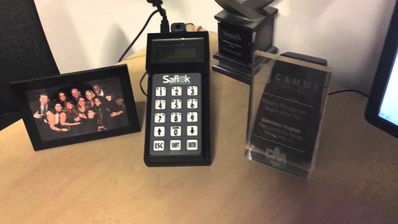 Saflok:  How to program Key and Lock