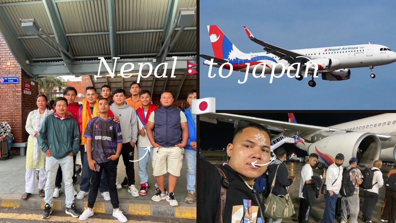 Nepal 🇳🇵to japan 🇯🇵 ✈️ Trip vlog Flight Ramroi vayo