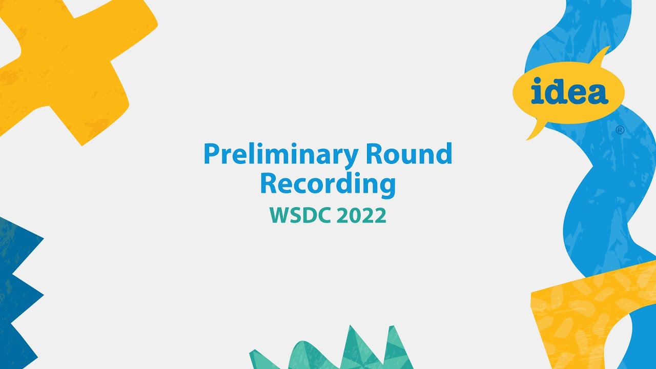 WSDC 2022 | Western | R7 - England v The Netherlands
