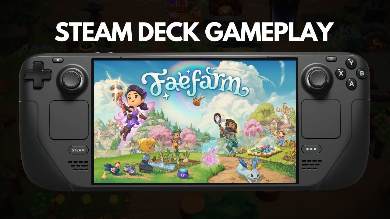 FAE FARM on Steam Deck | Animal Crossing meets Stardew Valley | 60FPS Gameplay