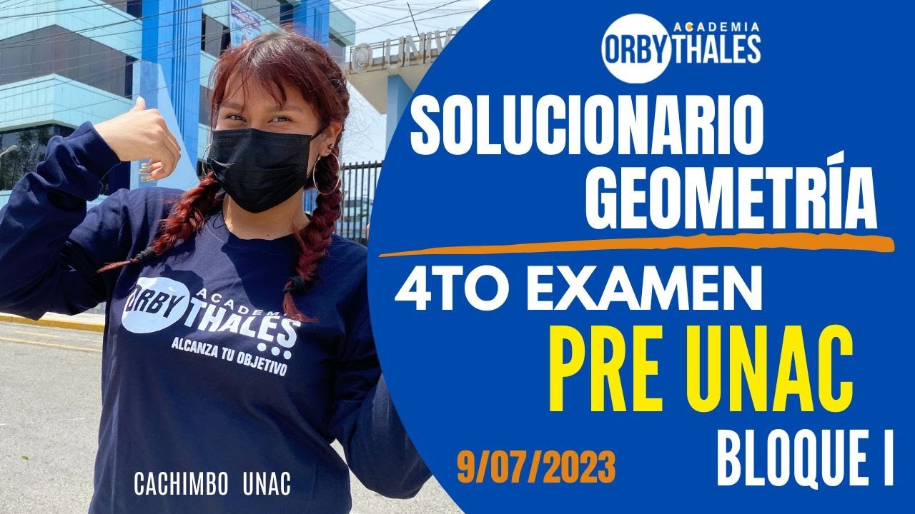 𝟒𝐓𝐎 𝐄𝐗𝐀𝐌𝐄𝐍 𝐏𝐑𝐄 𝐔𝐍𝐀𝐂 2023 ❞ GEOMETR&Iacute;A ❞