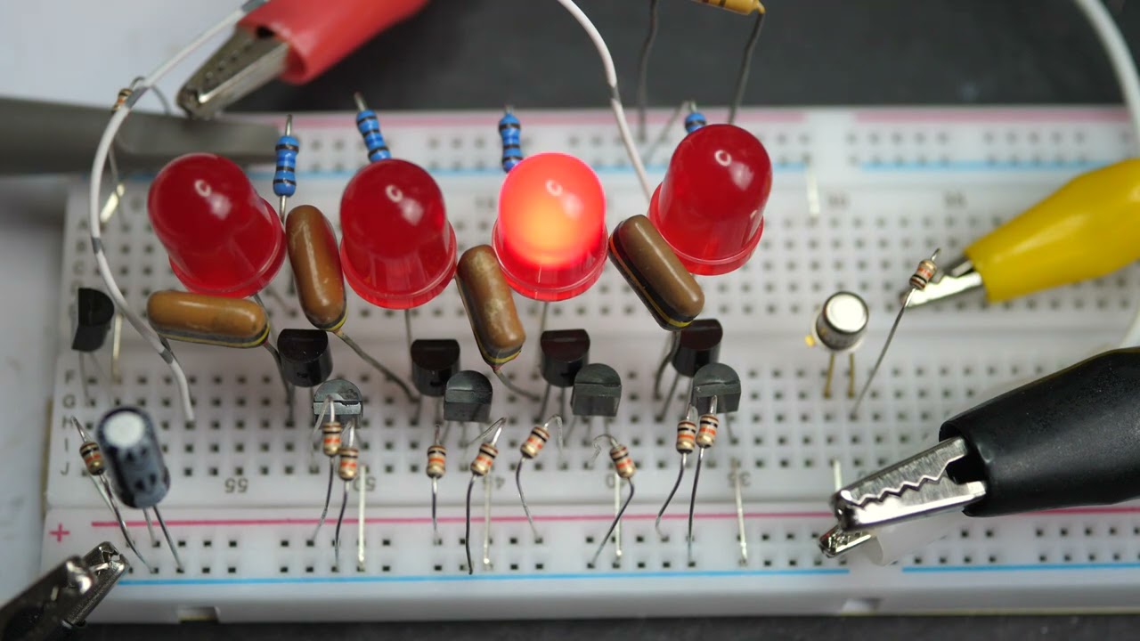 Discrete Transistor Ring Counter