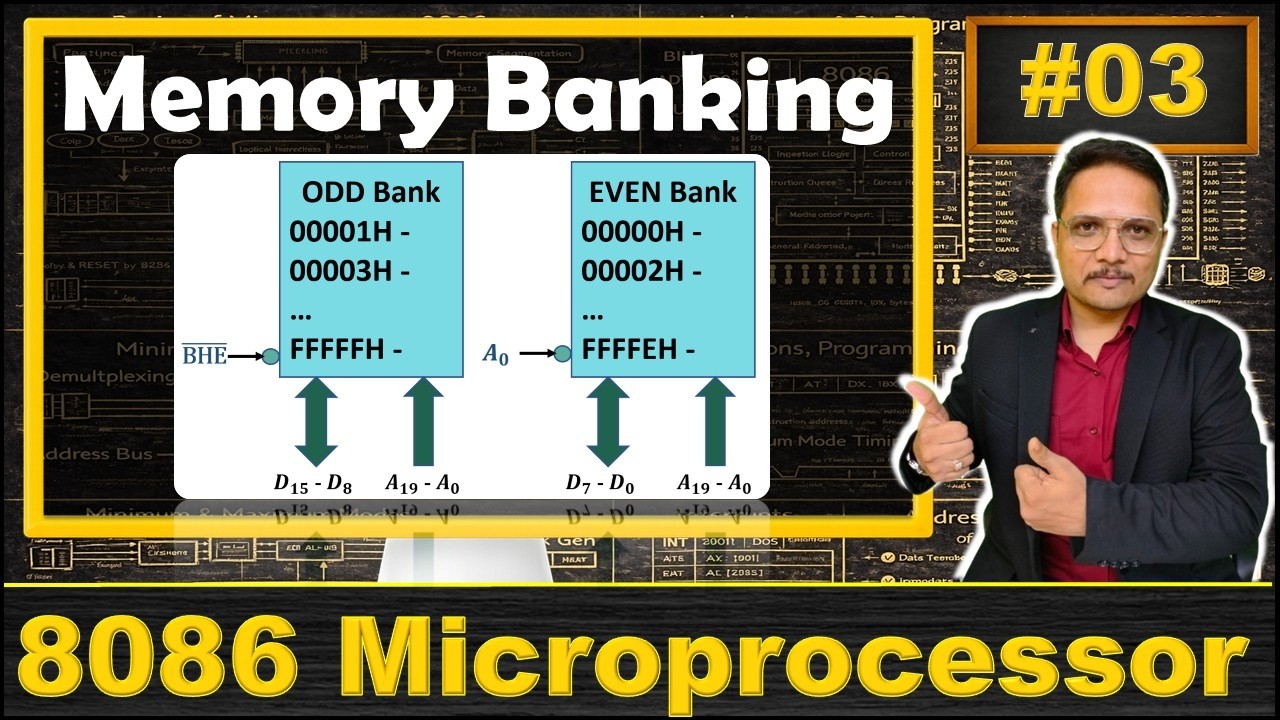Memory Banking in 8086 Microprocessor: Basics and Control Signals