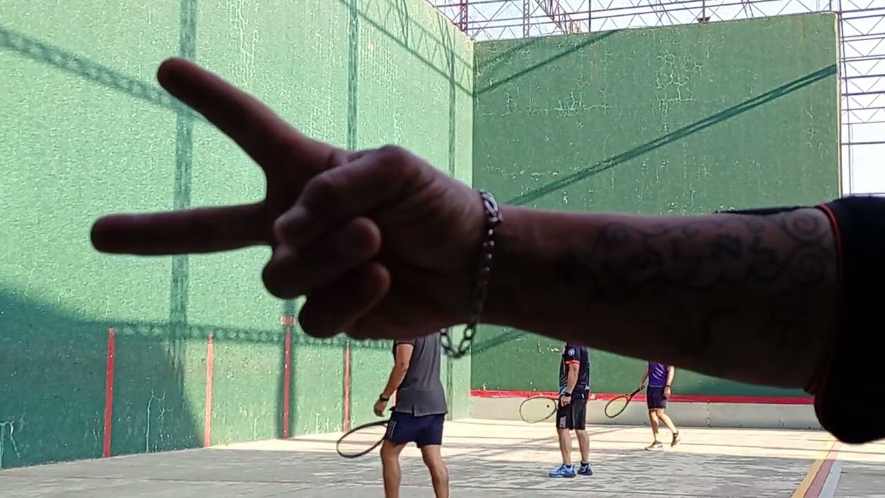 Erick y Rafa vs Victor y Juan, raqueta, fronton electricistas