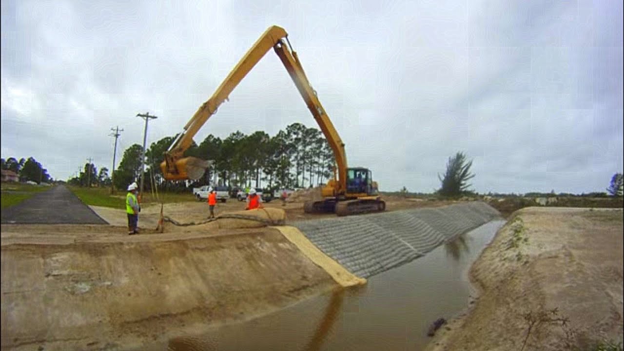 Slope Stabilization from Four Wheelers in Cape Coral, FL, Using Flexamat Erosion Control Rolls