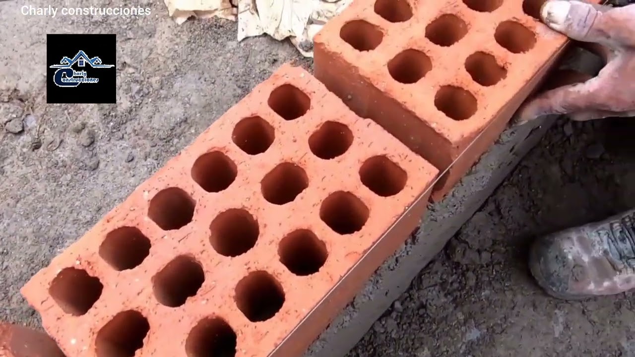 Como sacar  niveles para  levantar una pared de  ladrillos