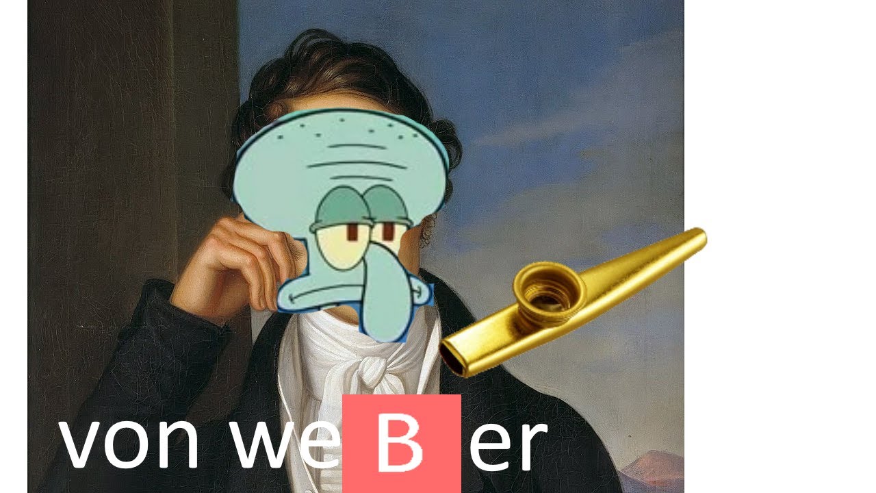 weber clarinet concerto 1 in f minor but kazoo cover