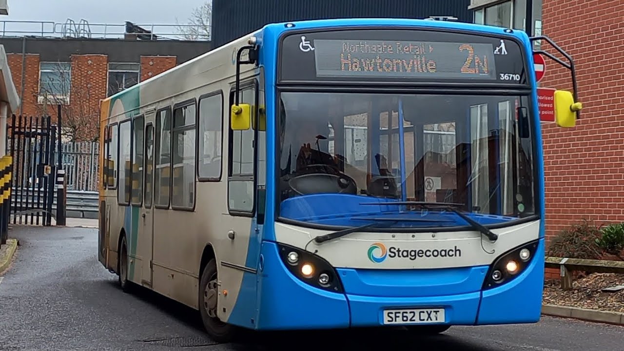 *Kickdown* Stagecoach East Midlands 36710 (SF62 CXT) ADL Enviro200 | Route 2N