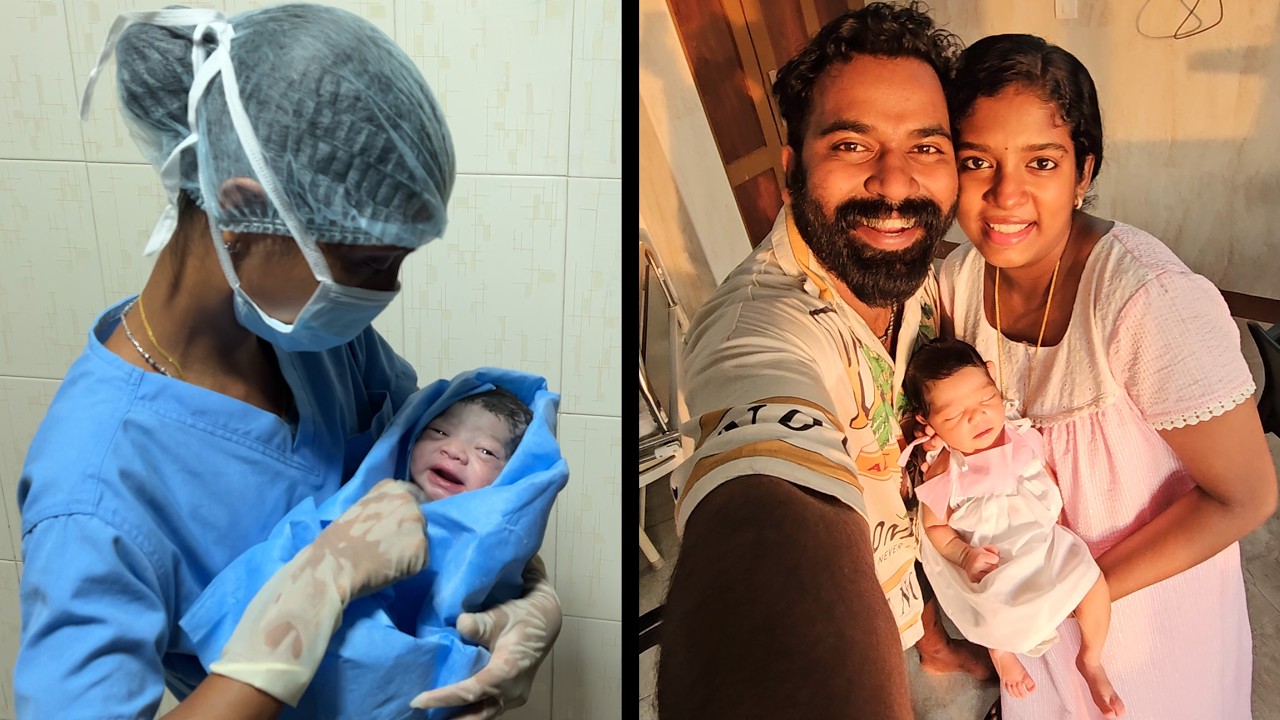 ഞങ്ങൾക്ക് ഒരു മകൾ ജനിച്ചു | Our First Baby | M4 Tech |