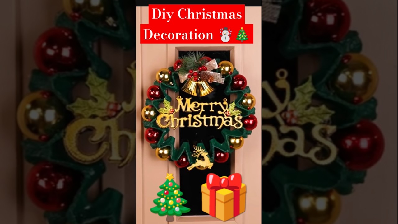 Diy Very Easy Christmas Decoration For Beginners ✅🎄