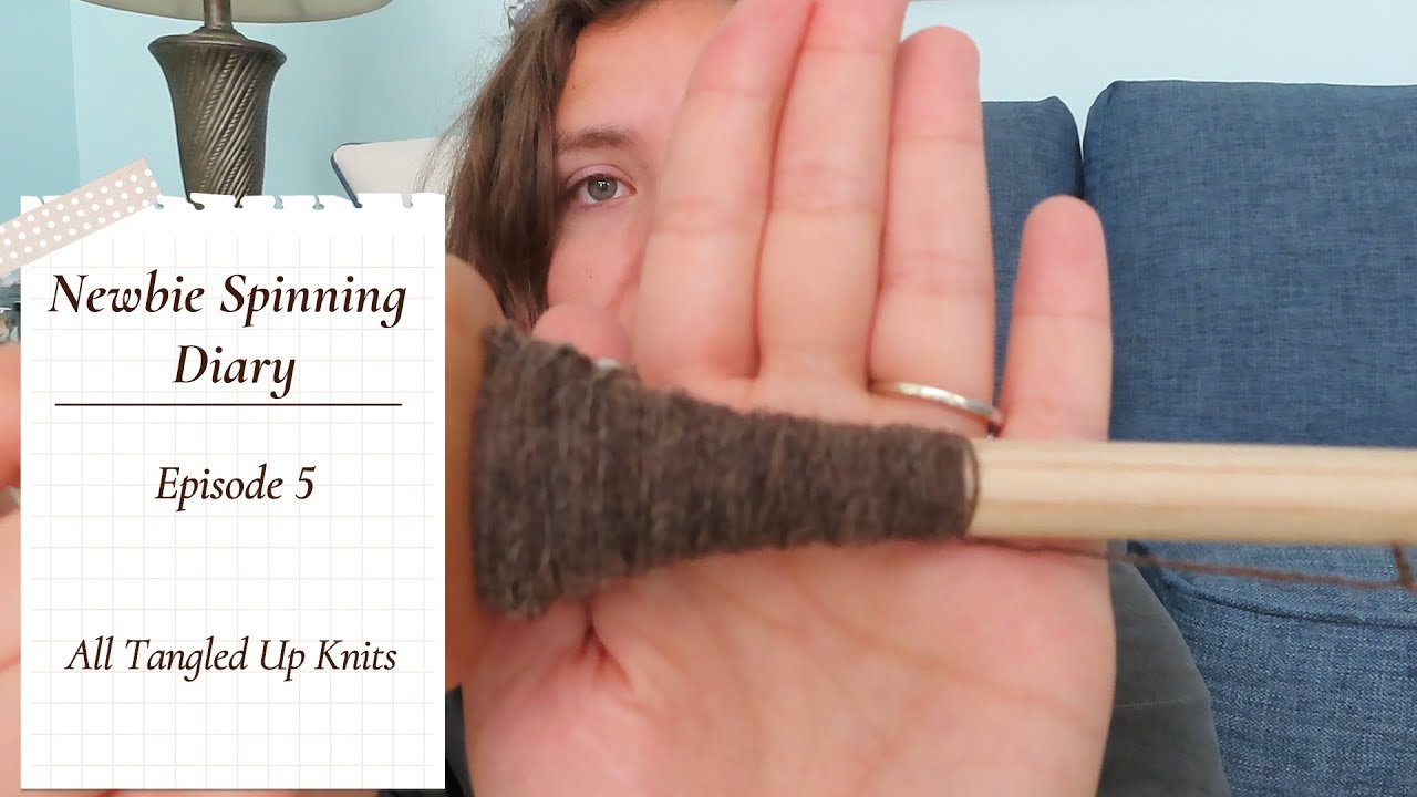 Newbie Spinning Diaries: Episode 5 (Preparing the wool, spinning, and a beach trip!)